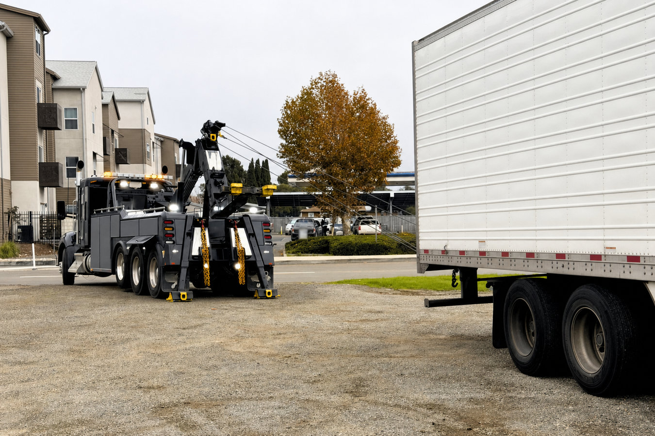 Truck towing